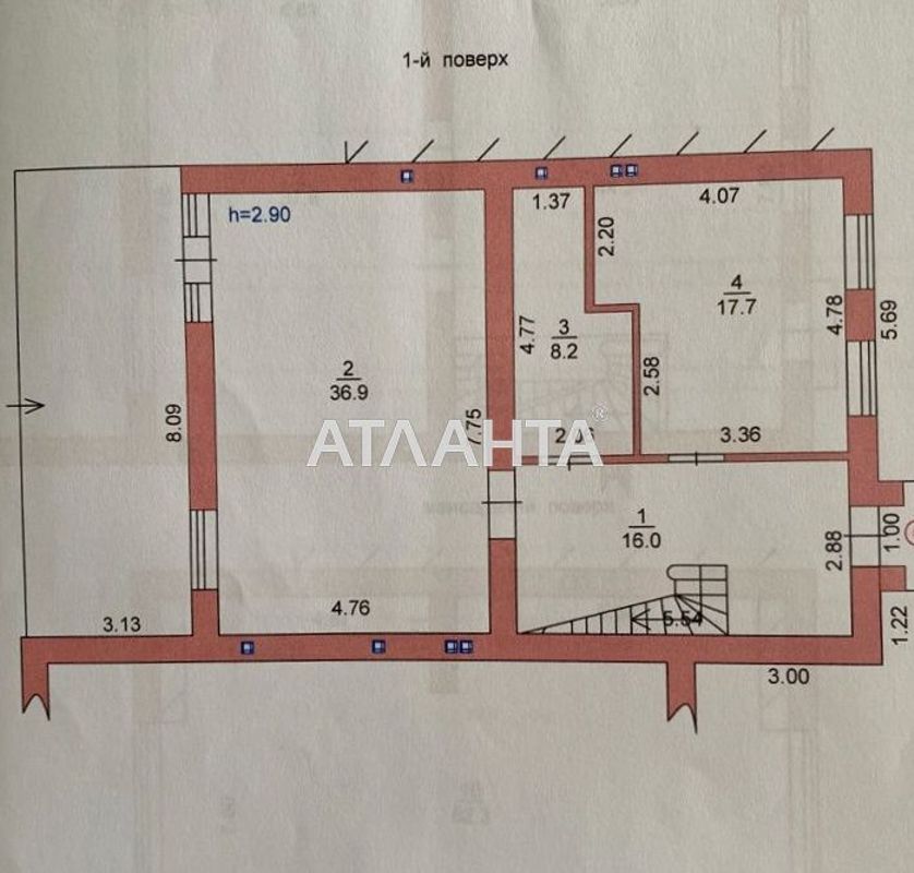 Многокомнатная квартира по адресу Александрийский пер. (площадь 250,7 м²) - Atlanta.ua - фото 4