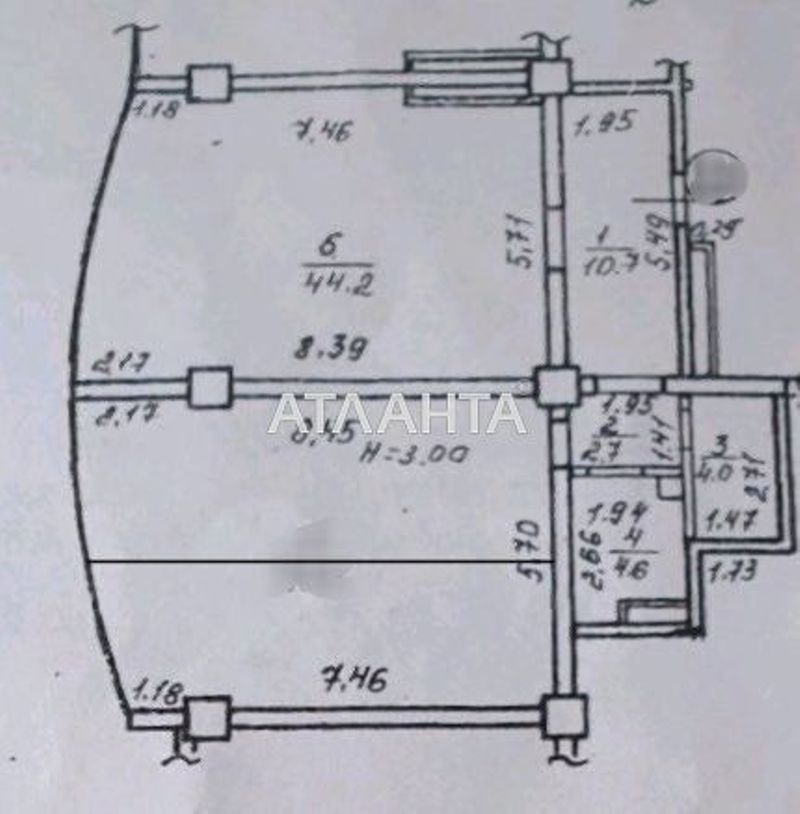 2-комнатная квартира по адресу ул. Генуэзская (площадь 111,2 м²) - Atlanta.ua - фото 19