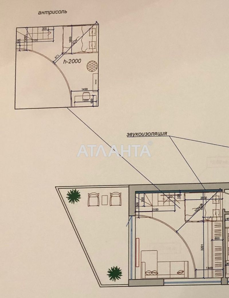 2-rooms apartment apartment by the address st. Radostnaya (area 138 m²) - Atlanta.ua - photo 14