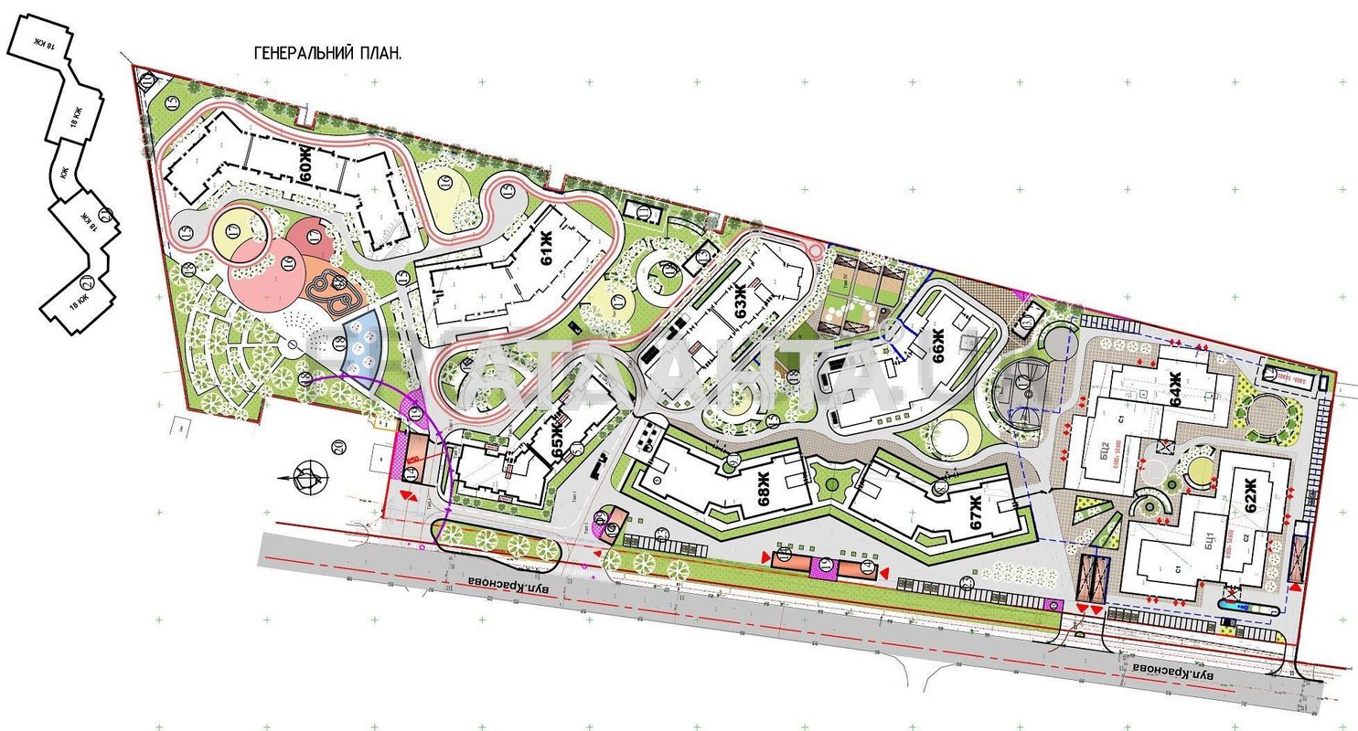 1-комнатная квартира по адресу ул. Краснова (площадь 59,4 м²) - Atlanta.ua - фото 4