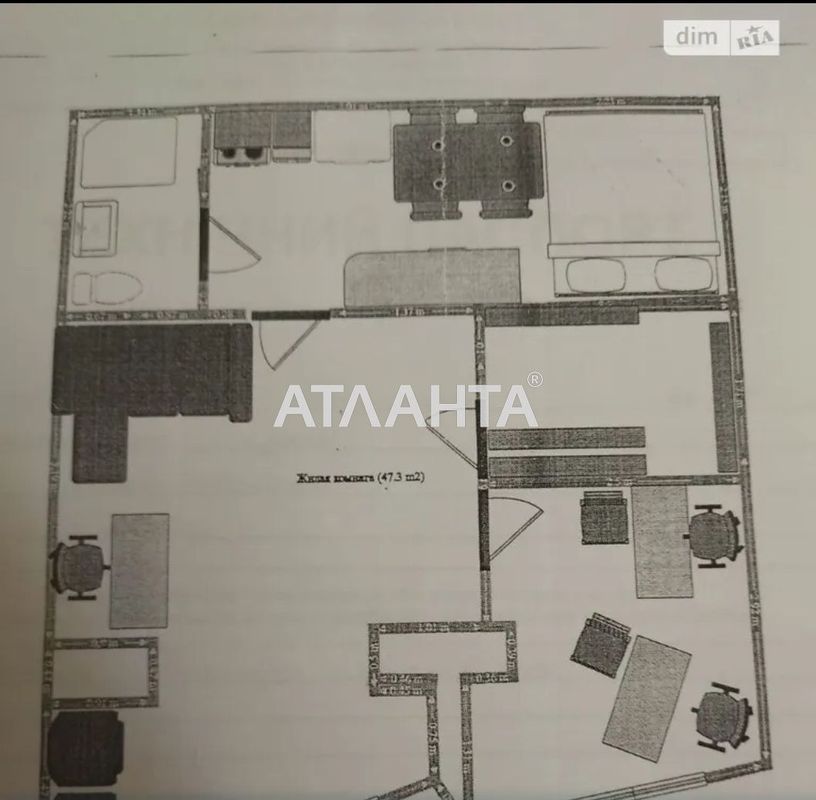 3-rooms apartment apartment by the address st. Ispanskiy per (area 45 m²) - Atlanta.ua - photo 6