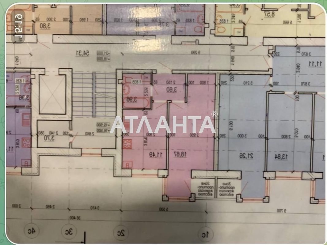 1-room apartment apartment by the address st. Generala Gandzyuka (area 38 m²) - Atlanta.ua - photo 7