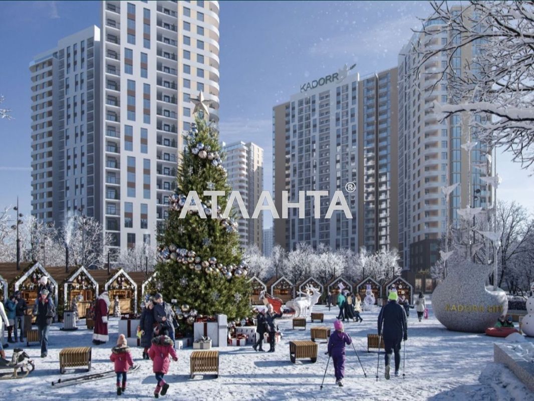 1-room apartment apartment by the address st. Krasnova (area 42,5 m²) - Atlanta.ua