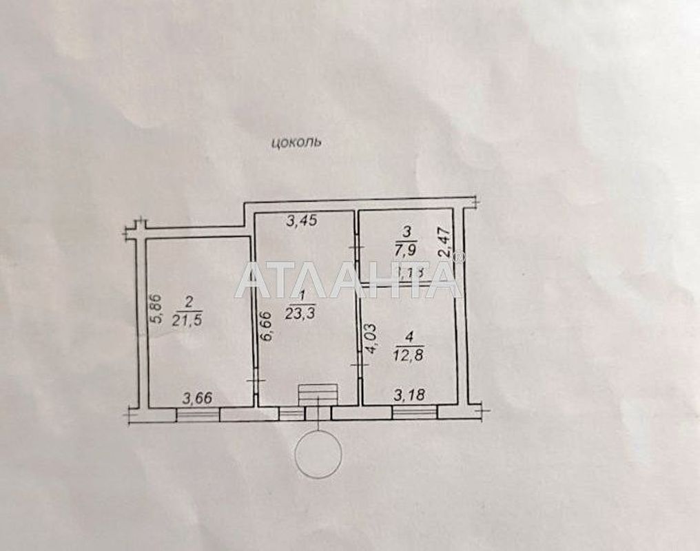 2-кімнатна квартира за адресою вул. Центральна (площа 65,5 м²) - Atlanta.ua - фото 6