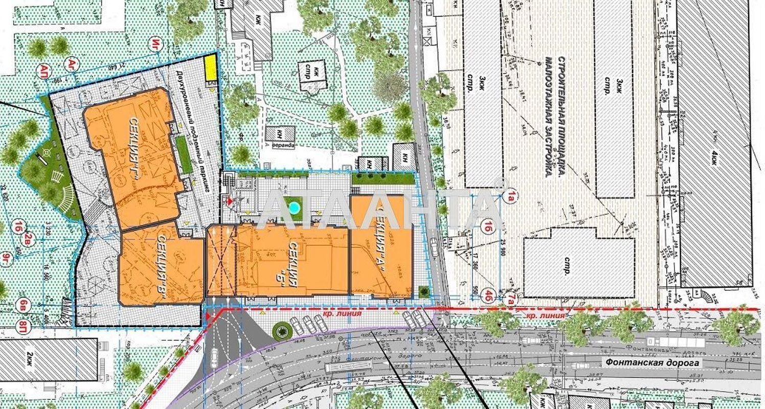 1-комнатная квартира по адресу Фонтанская дор. (площадь 45 м²) - Atlanta.ua - фото 8