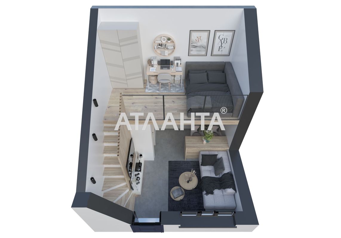 1-room apartment apartment by the address st. Budaevskaya (area 30 m²) - Atlanta.ua - photo 6