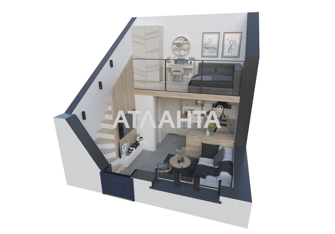 1-room apartment apartment by the address st. Budaevskaya (area 30 m²) - Atlanta.ua - photo 7