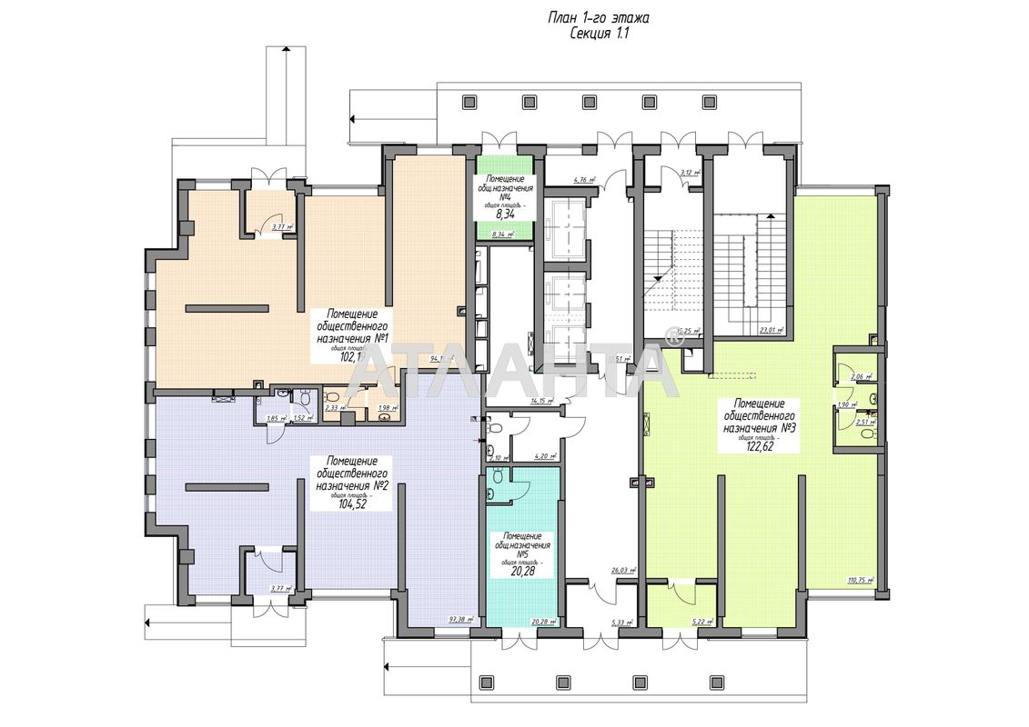 Комерційна нерухомість за адресою вул. Генуезька (площа 125 м²) - Atlanta.ua - фото 2