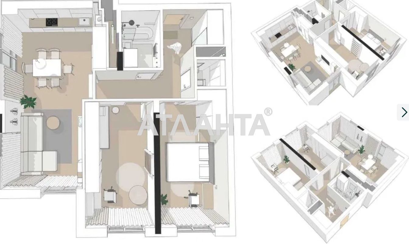 3-комнатная квартира по адресу ул. Стрийська (площадь 82 м²) - Atlanta.ua - фото 12