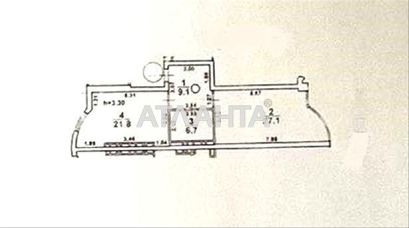 1-room apartment apartment by the address st. Sabanskiy per Suvorova per (area 65 m²) - Atlanta.ua - photo 9