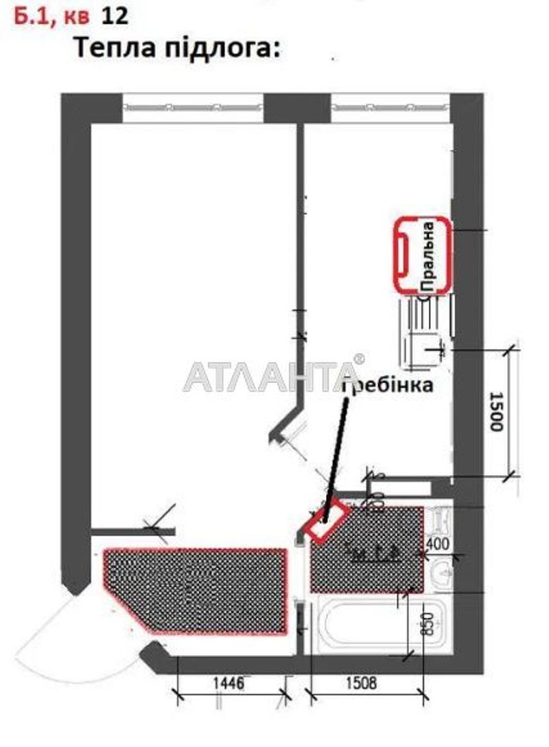 1-room apartment apartment by the address st. Odesskaya (area 30 m²) - Atlanta.ua - photo 22