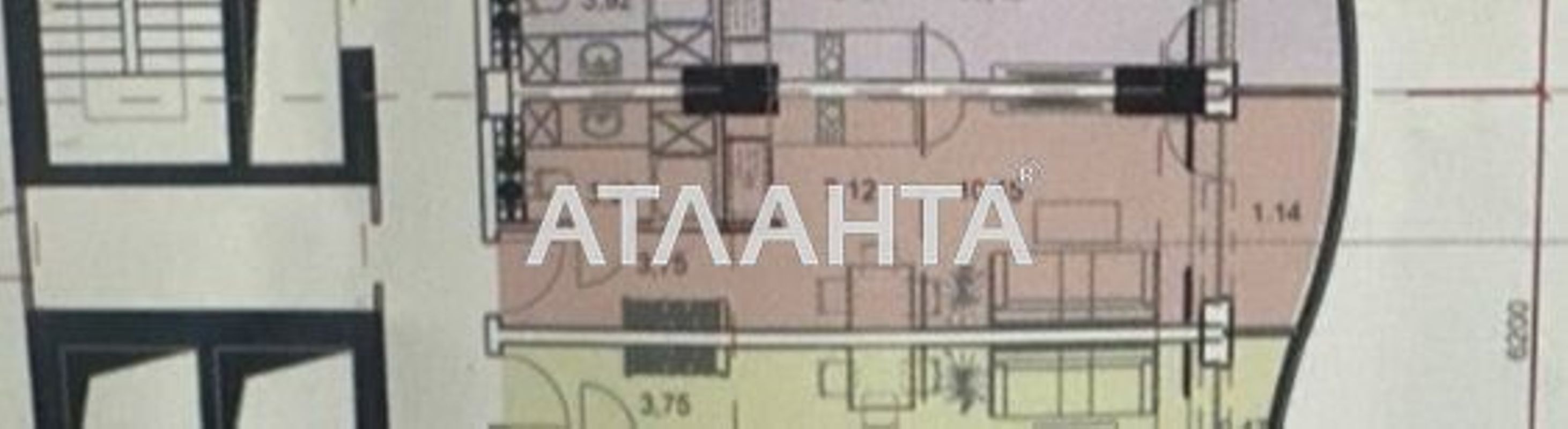 1-кімнатна квартира за адресою вул. Гагарінське плато (площа 27 м²) - Atlanta.ua - фото 6