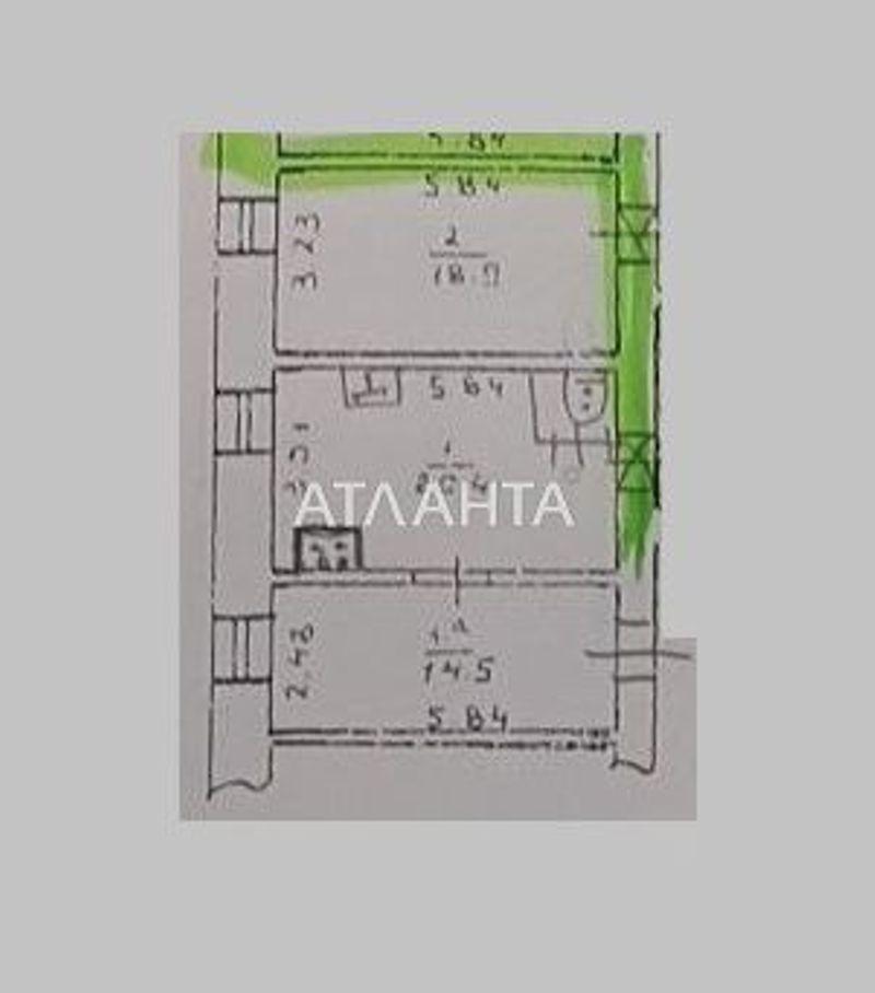 2-кімнатна квартира за адресою вул. Садова (площа 54 м²) - Atlanta.ua - фото 4