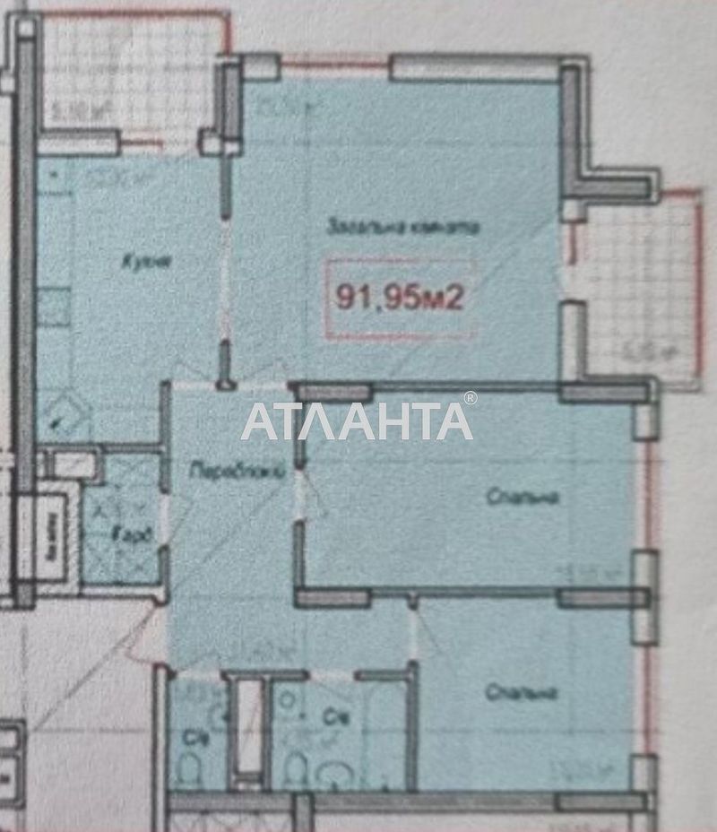 3-комнатная квартира по адресу ул. Героев Крут (площадь 92 м²) - Atlanta.ua - фото 3