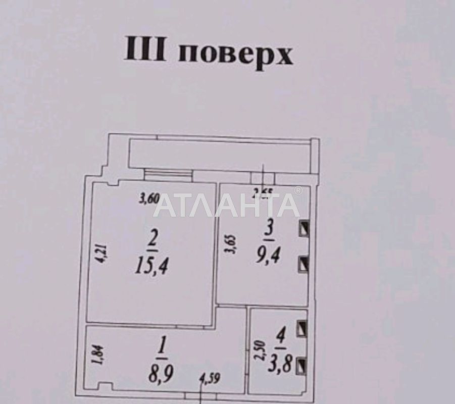 1-room apartment apartment by the address st. Vinogradnaya (area 40 m²) - Atlanta.ua - photo 15