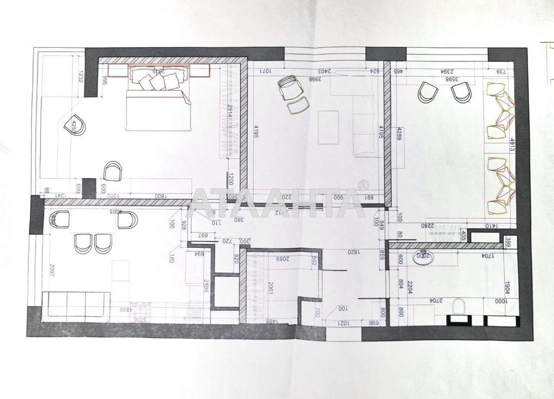 3-комнатная квартира по адресу ул. Варненская (площадь 96,6 м²) - Atlanta.ua - фото 2