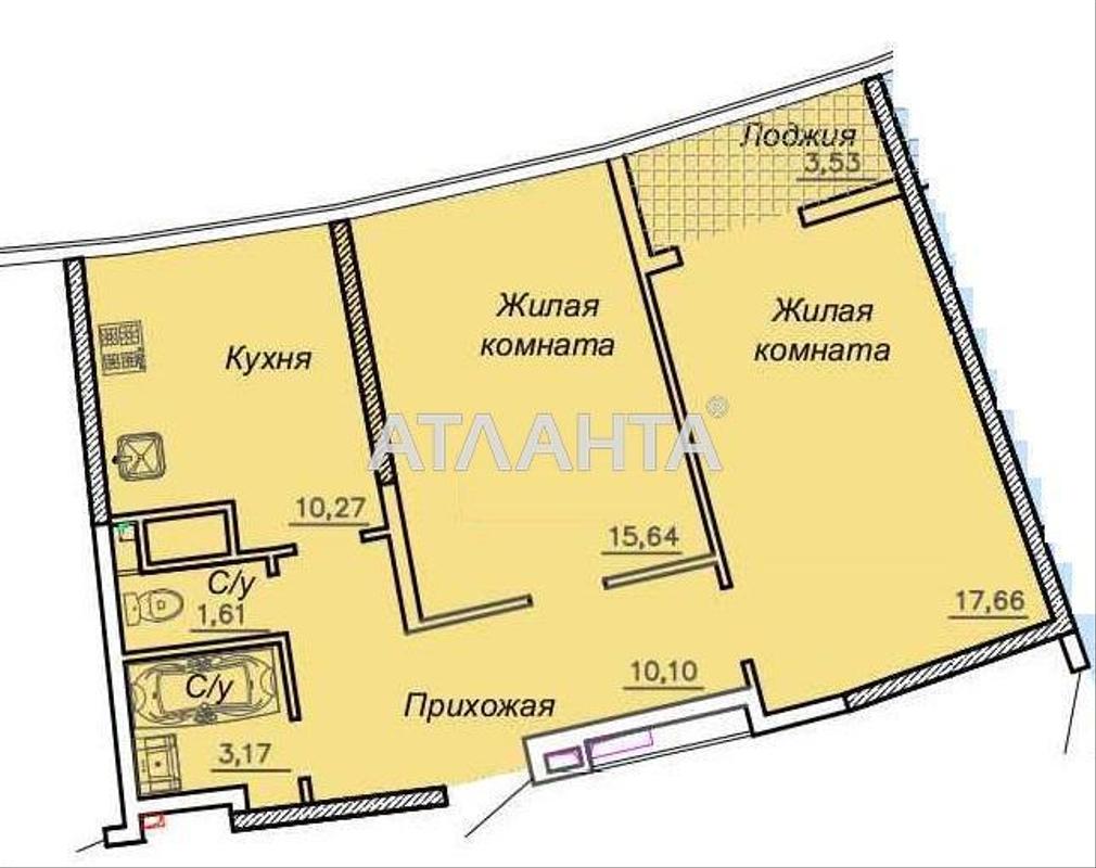 2-rooms apartment apartment by the address st. Kamanina (area 60 m²) - Atlanta.ua - photo 6