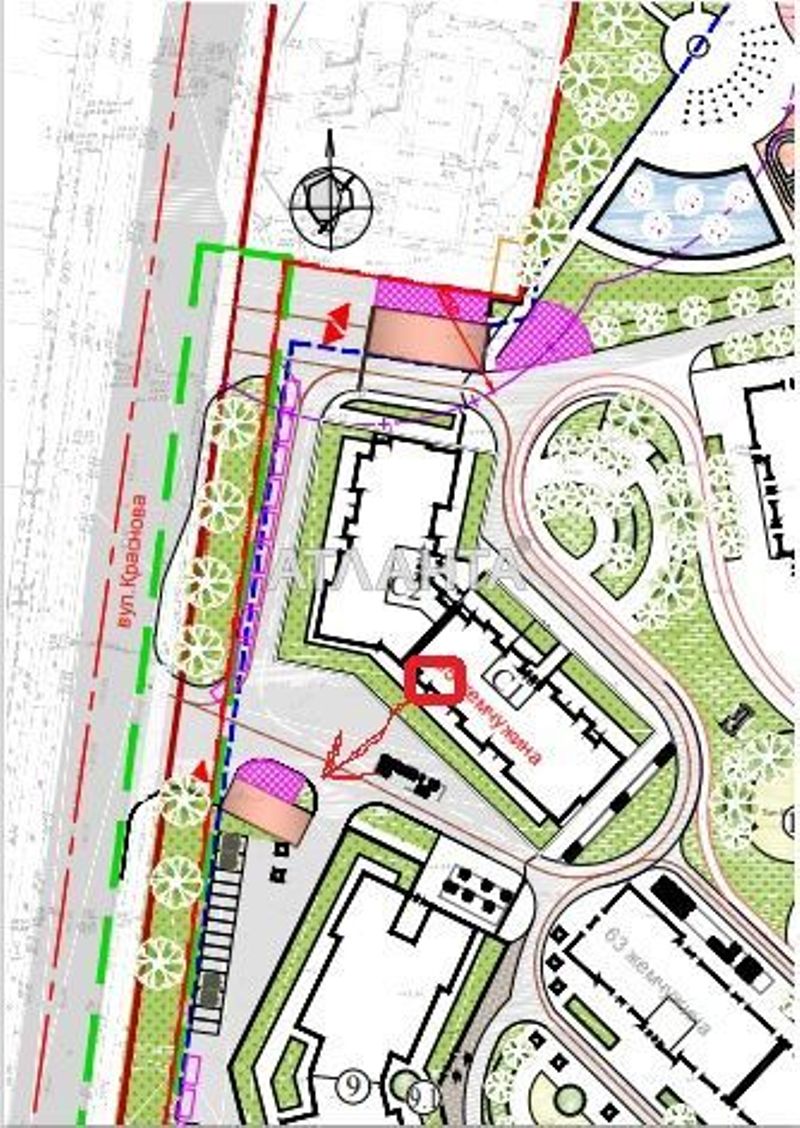 1-room apartment apartment by the address st. Krasnova (area 42,1 m²) - Atlanta.ua - photo 10