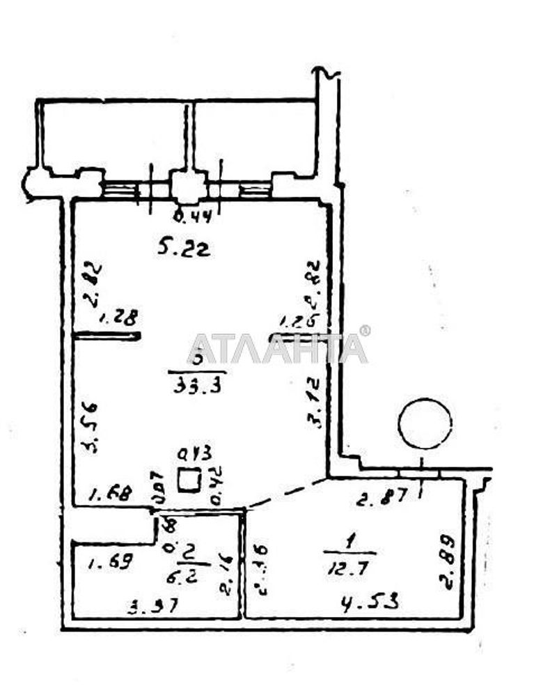 1-room apartment apartment by the address st. Genuezskaya (area 56 m²) - Atlanta.ua - photo 2