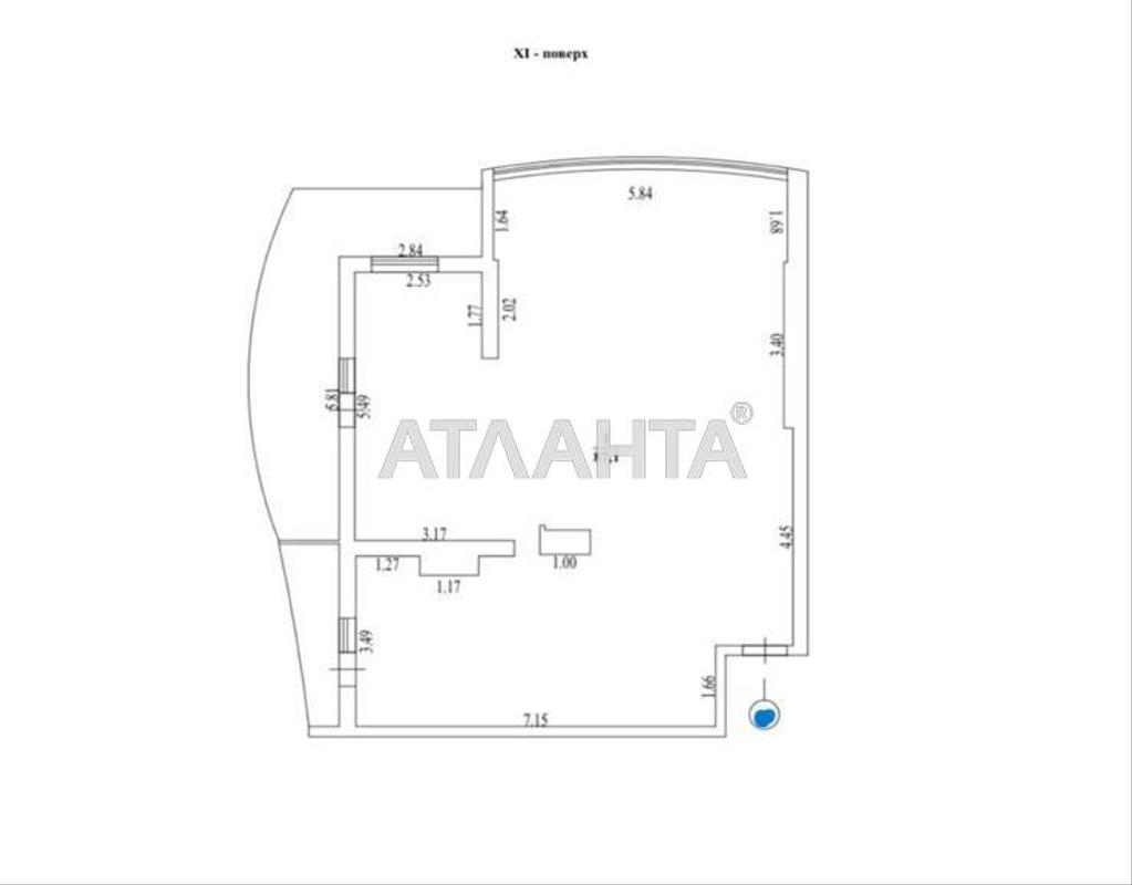 3-комнатная квартира по адресу Кордонный пер. (площадь 93,3 м²) - Atlanta.ua - фото 18