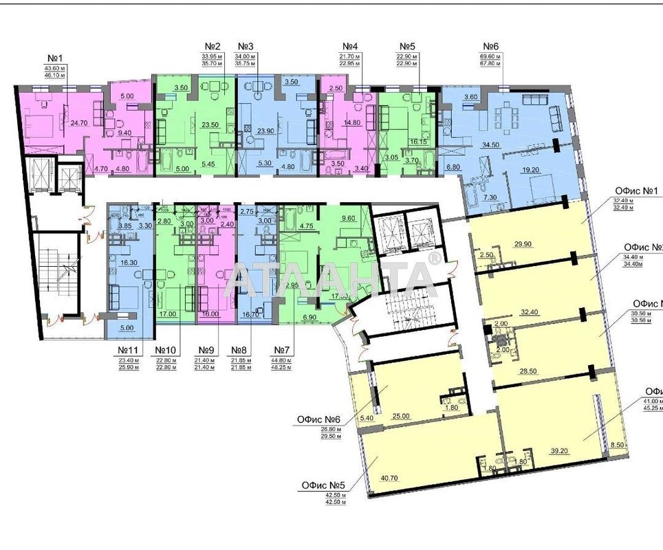 1-кімнатна квартира за адресою вул. Скісна (площа 21,4 м²) - Atlanta.ua - фото 6