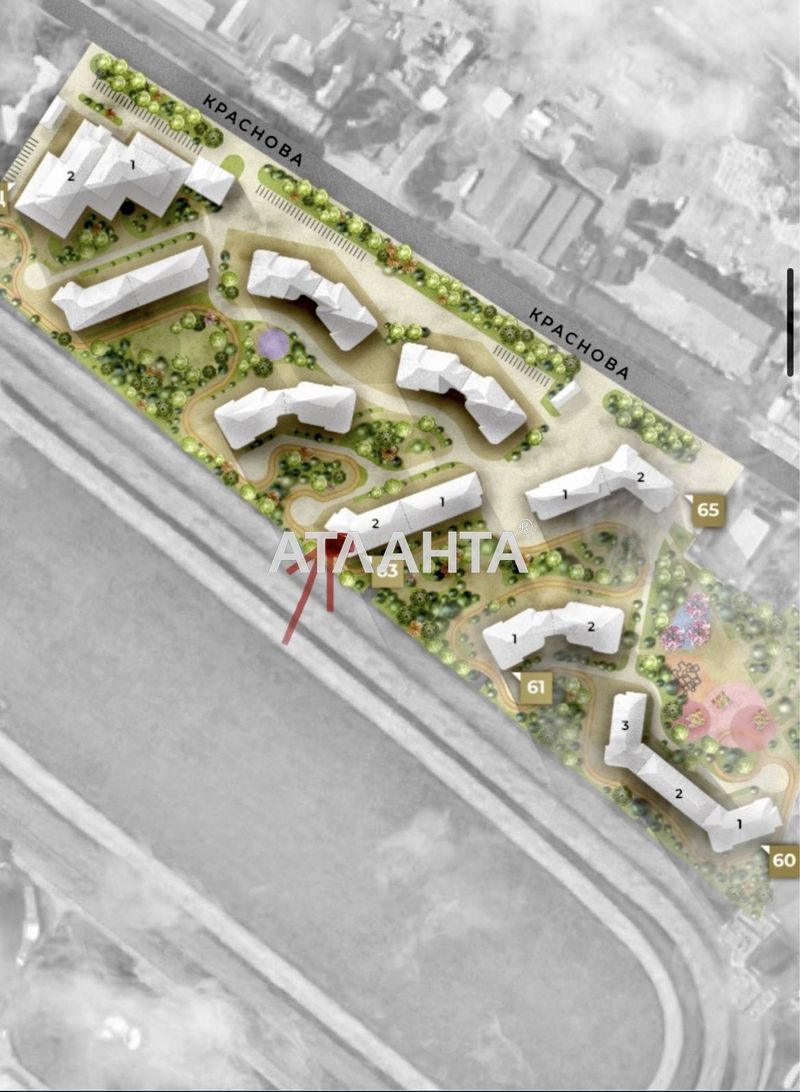 2-кімнатна квартира за адресою вул. Краснова (площа 52 м²) - Atlanta.ua - фото 8