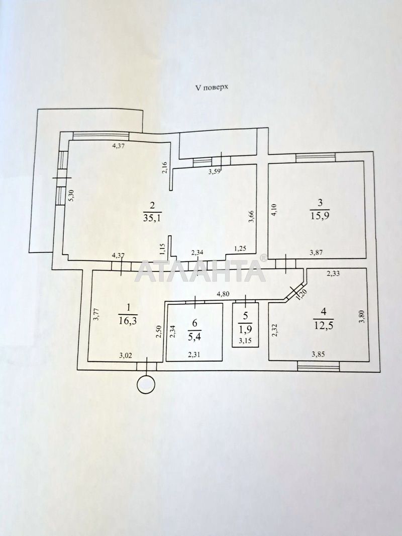 3-rooms apartment apartment by the address st. Tsvetaeva gen (area 98,3 m²) - Atlanta.ua - photo 18