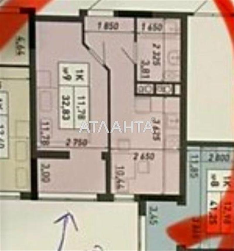 1-кімнатна квартира за адресою вул. Вільямса ак. (площа 33 м²) - Atlanta.ua - фото 5