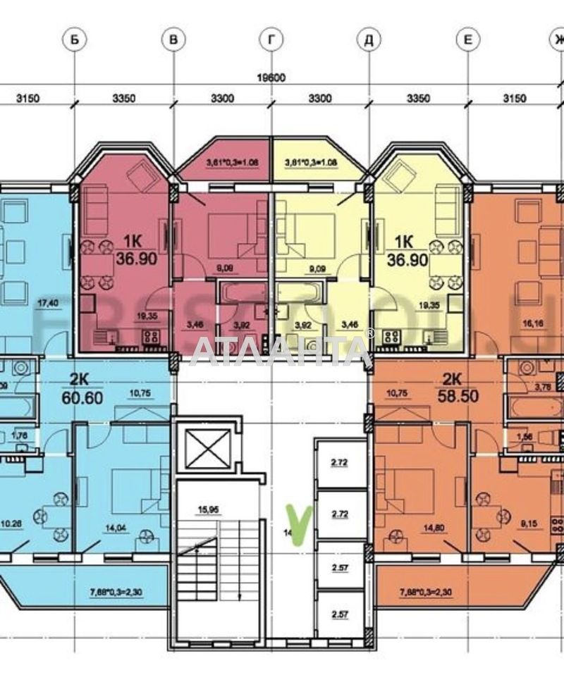 1-кімнатна квартира за адресою Товарний пров. (площа 36,9 м²) - Atlanta.ua - фото 5