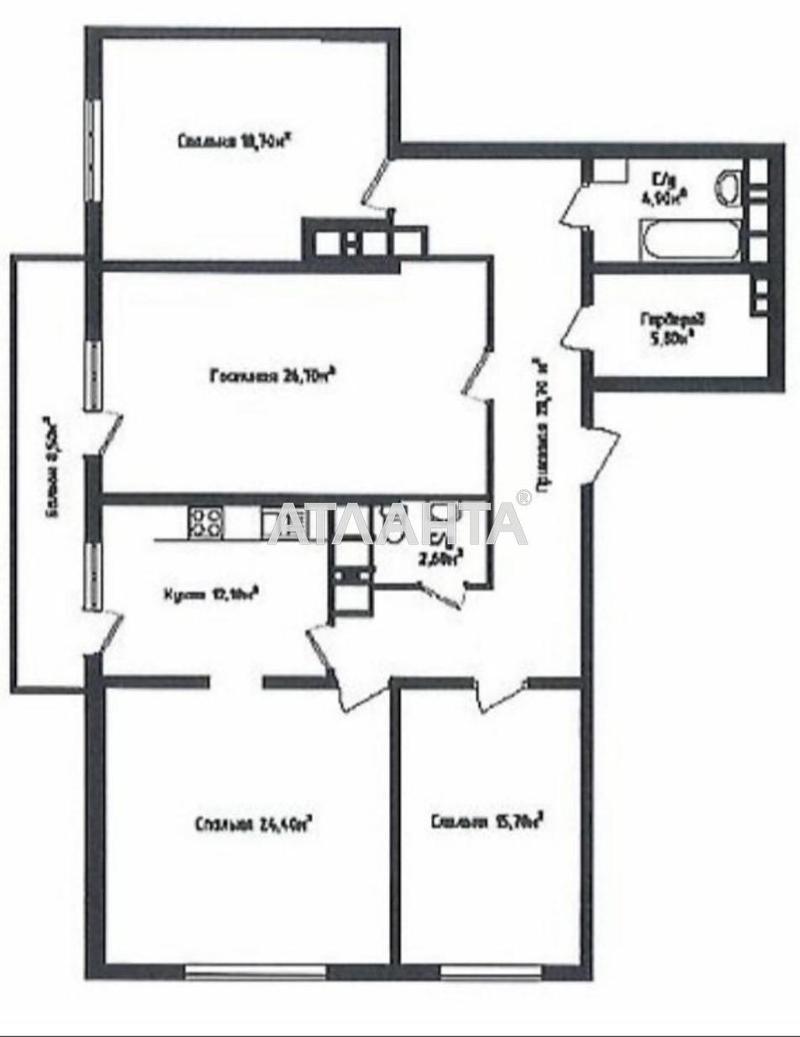 4+-rooms apartment apartment by the address st. Genuezskaya (area 62 m²) - Atlanta.ua - photo 5