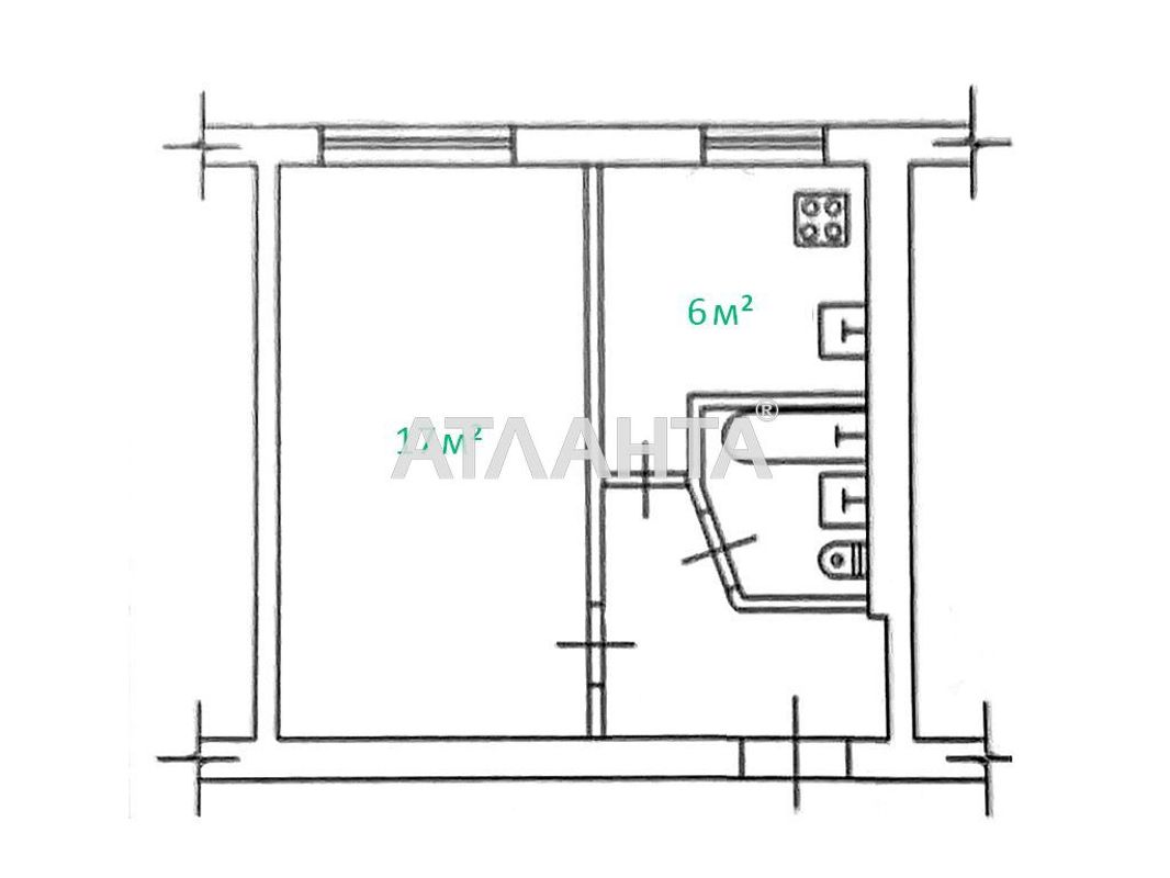 1-комнатная квартира по адресу ул. Филатова ак. (площадь 33 м²) - Atlanta.ua - фото 8