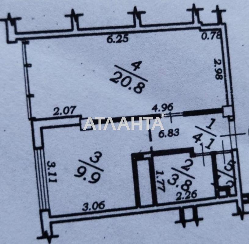 1-room apartment apartment by the address st. Marselskaya (area 40 m²) - Atlanta.ua - photo 2