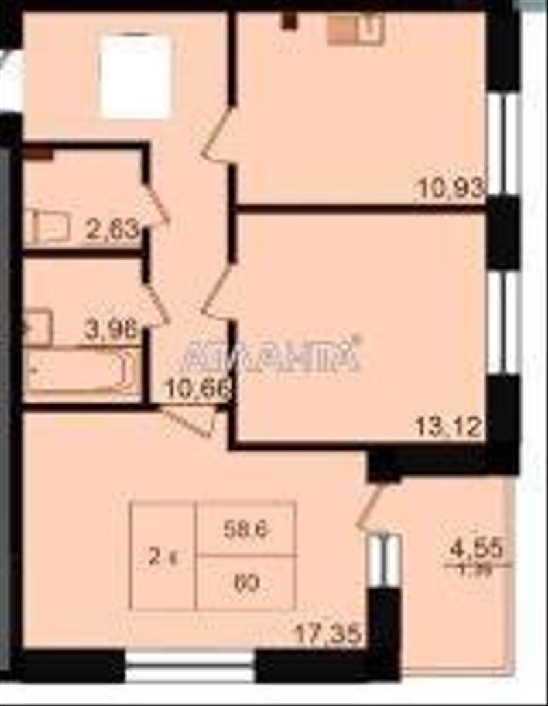 2-rooms apartment apartment by the address st. Chekhova (area 60 m²) - Atlanta.ua - photo 15
