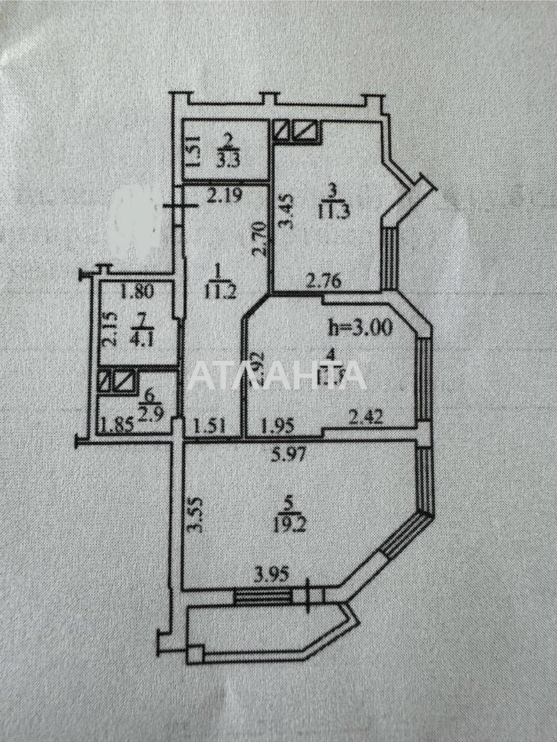 2-rooms apartment apartment by the address st. Frantsuzskiy bul Proletarskiy bul (area 67,1 m²) - Atlanta.ua - photo 11