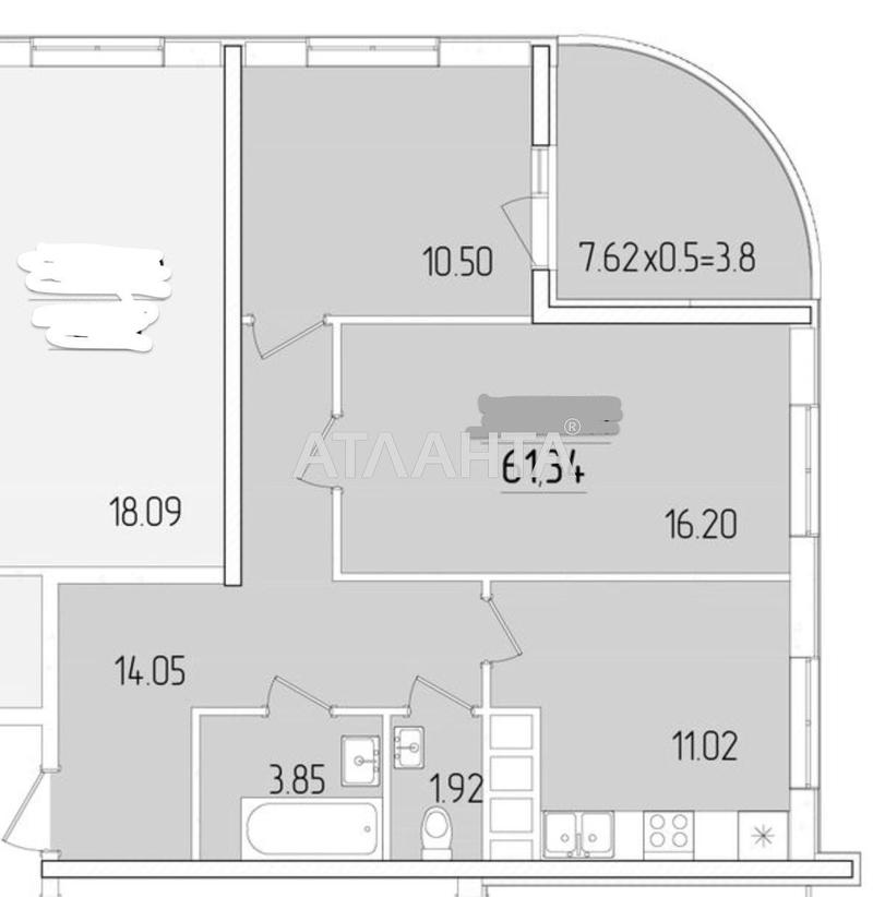 1-комнатная квартира по адресу ул. Краснова (площадь 0) - Atlanta.ua - фото 2
