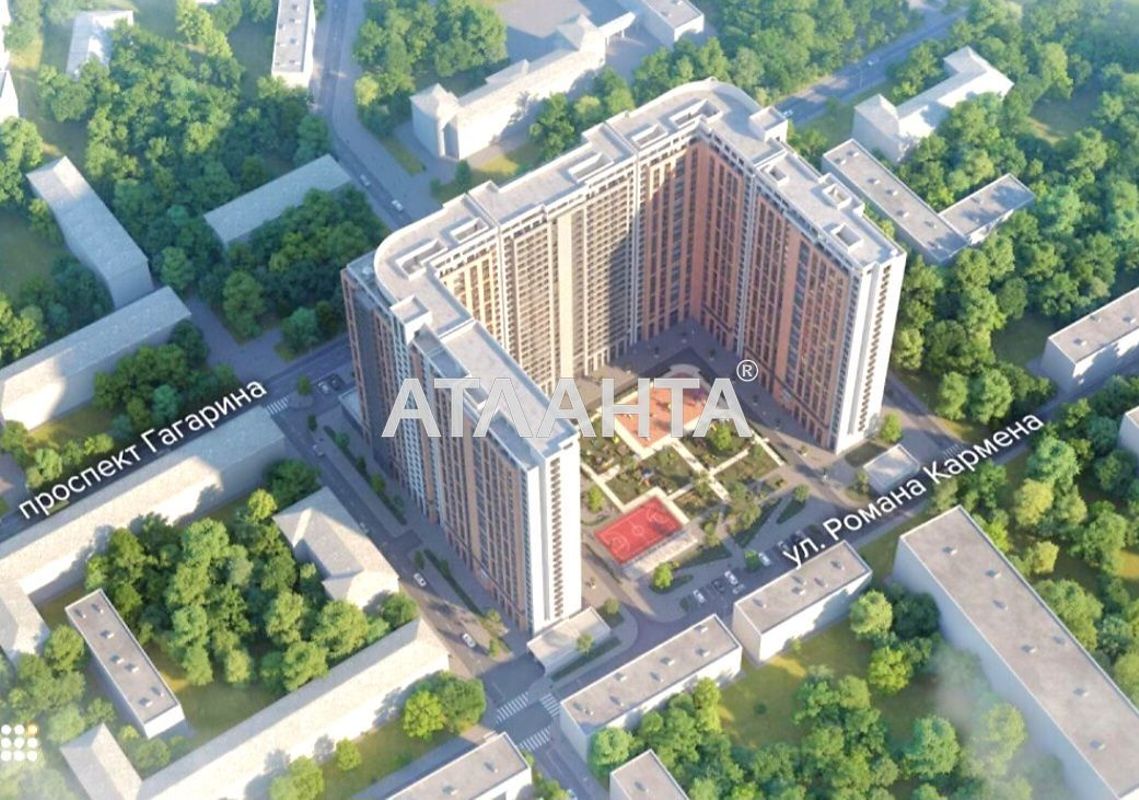 2-комнатная квартира по адресу Гагарина пр. (площадь 72,4 м²) - Atlanta.ua - фото 4