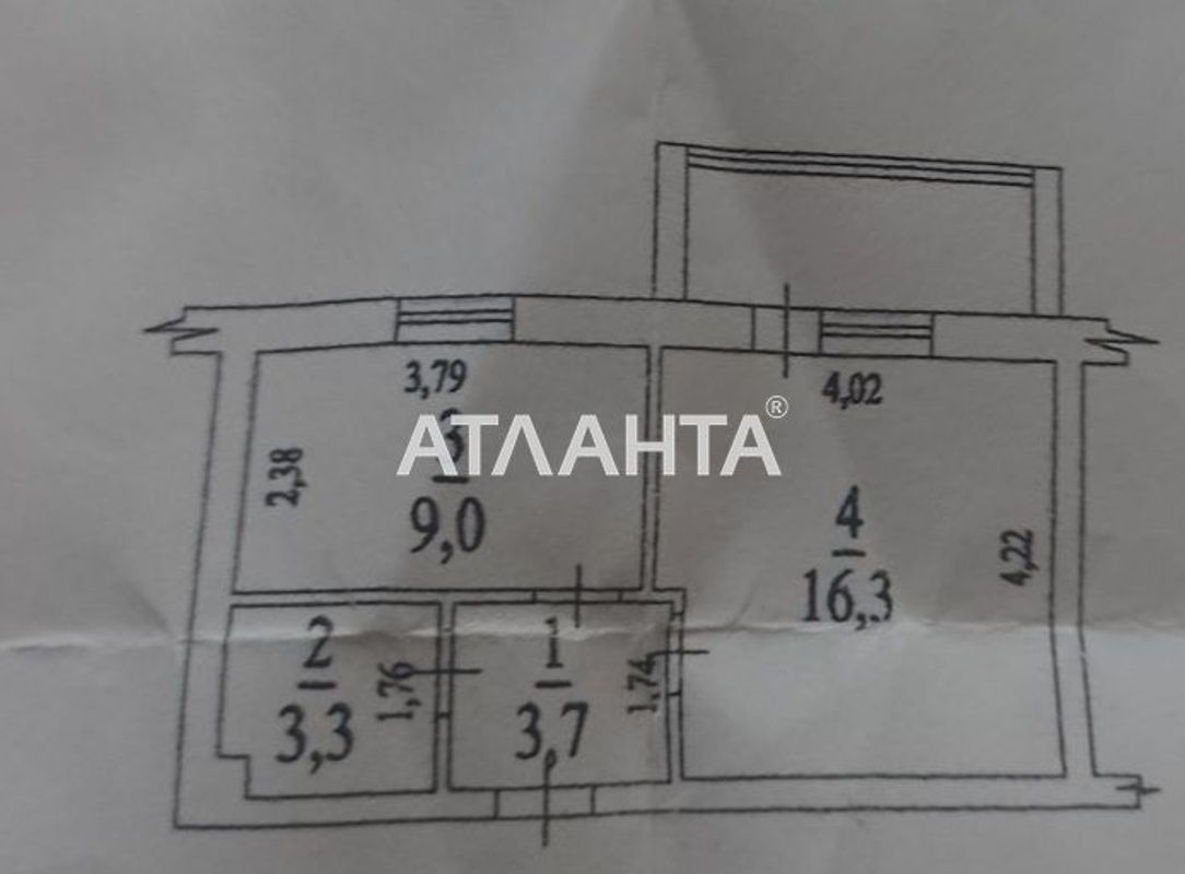 1-room apartment apartment by the address st. Kudryashova Krupskoy (area 37 m²) - Atlanta.ua - photo 8
