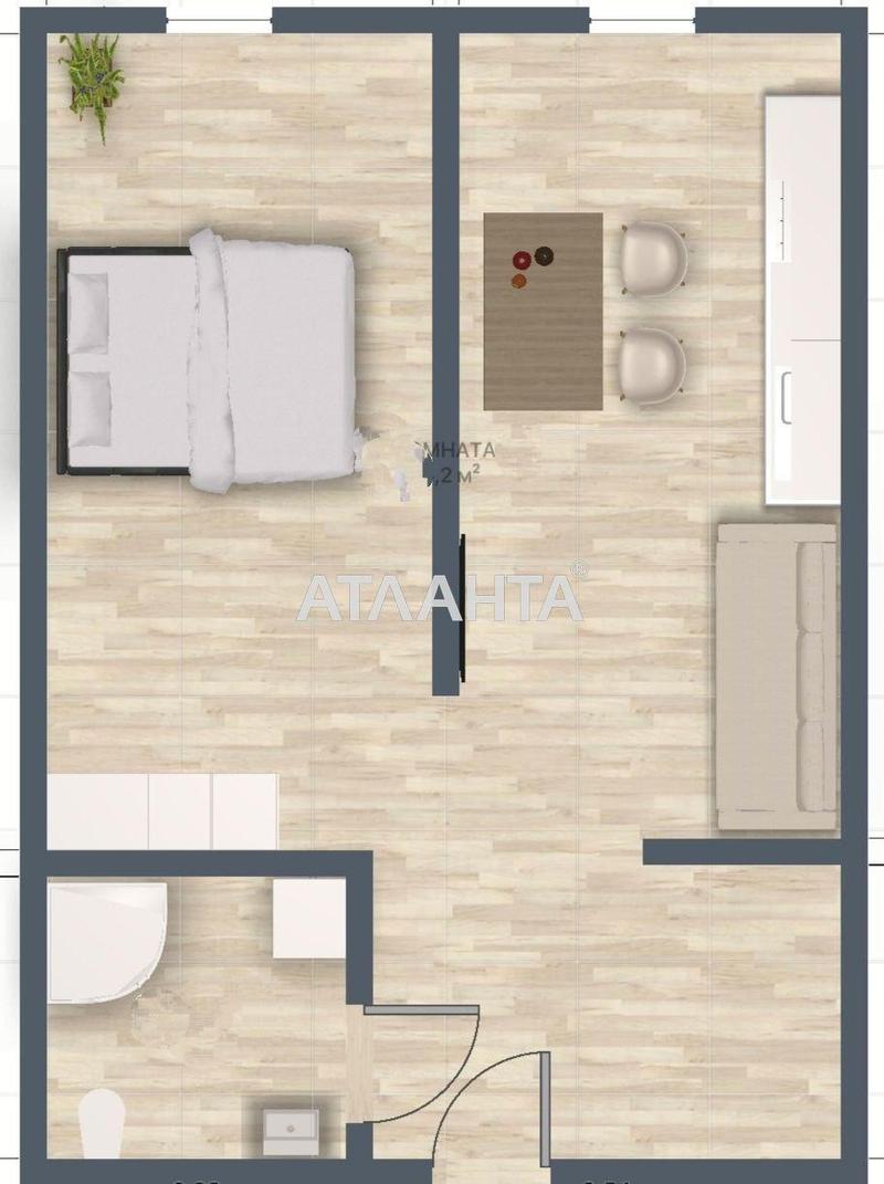 1-комнатная квартира по адресу ул. Дача Ковалевского (площадь 46,8 м²) - Atlanta.ua - фото 6