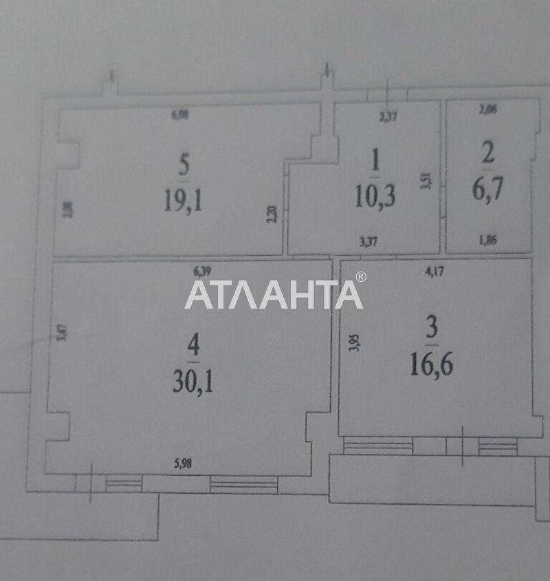 2-комнатная квартира по адресу ул. Пишоновская (площадь 87,4 м²) - Atlanta.ua - фото 3