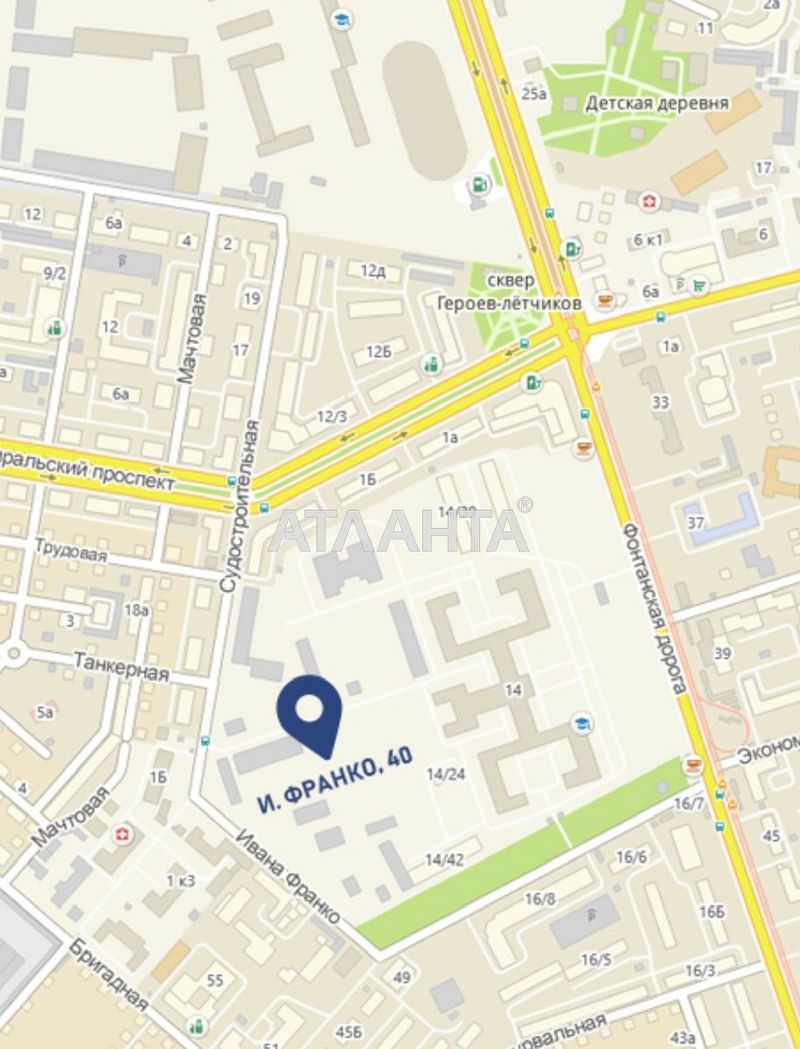 1-room apartment apartment by the address st. Franko Ivana (area 51,2 m²) - Atlanta.ua - photo 22