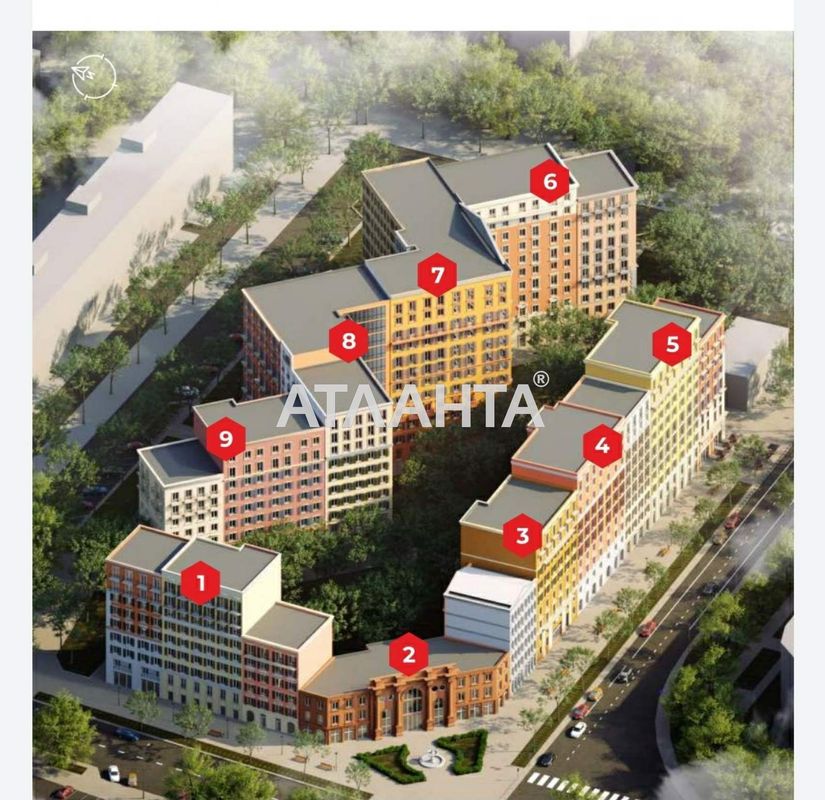 1-комнатная квартира по адресу ул. Инглези (площадь 33,1 м²) - Atlanta.ua - фото 10