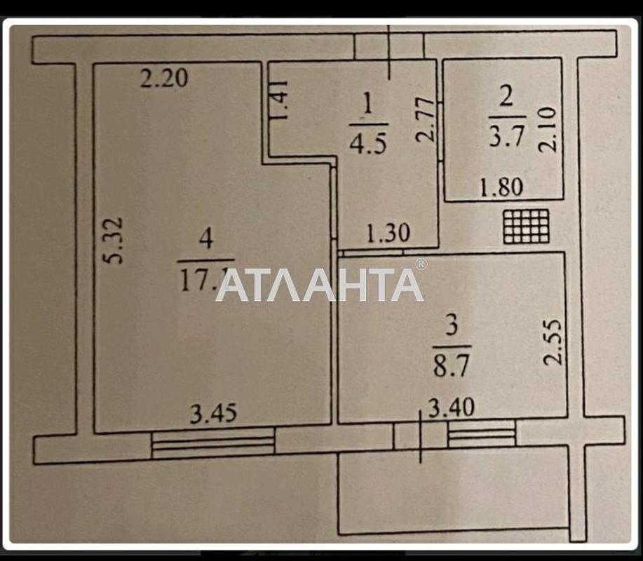 1-комнатная квартира по адресу ул. Сахарова (площадь 35 м²) - Atlanta.ua - фото 10