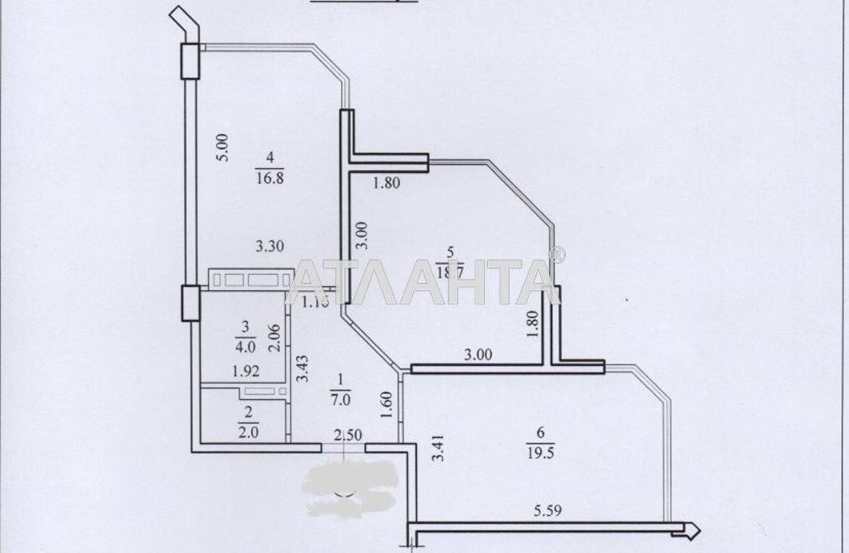 2-rooms apartment apartment by the address st. Shkolnaya (area 68 m²) - Atlanta.ua - photo 10
