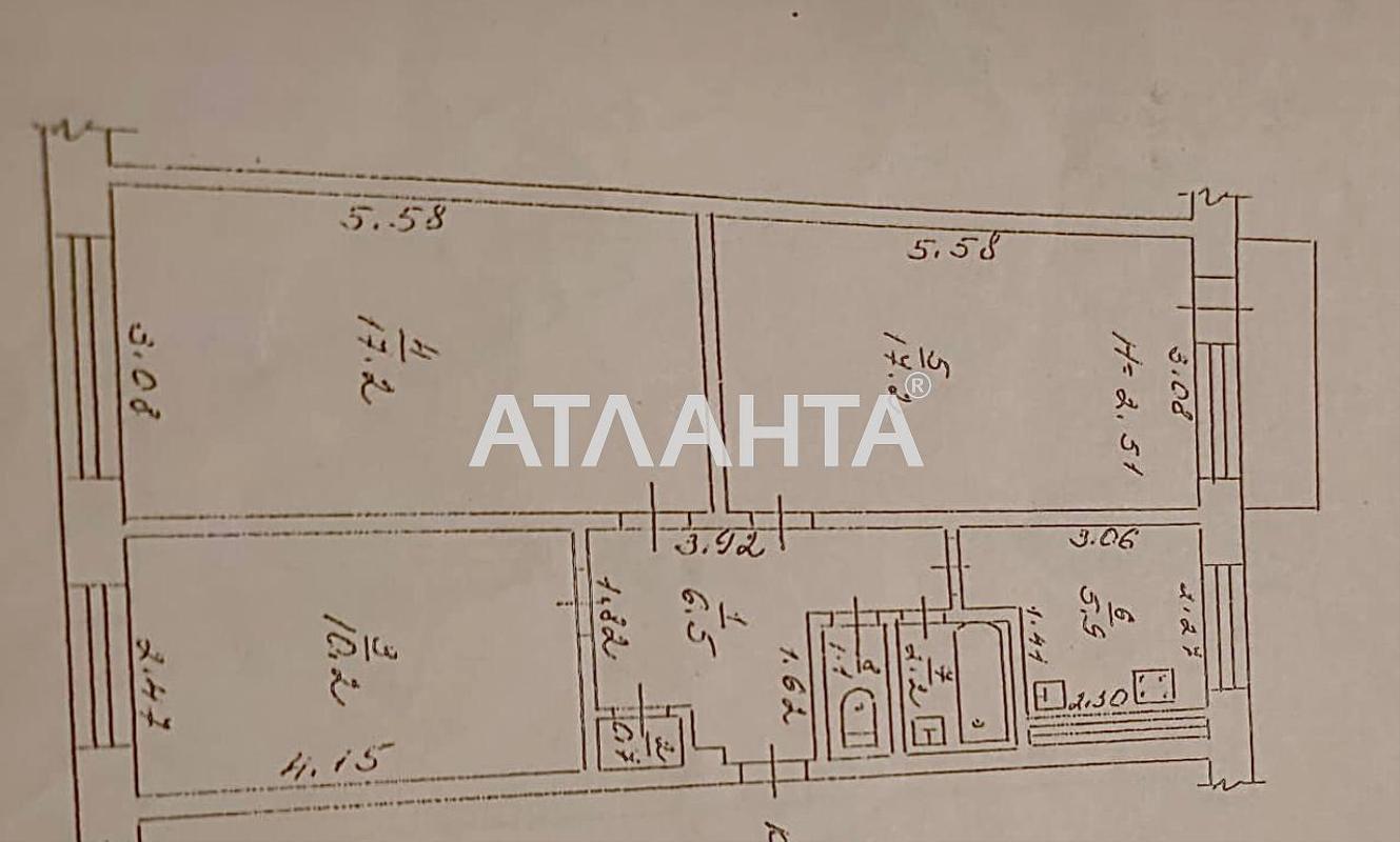 3-комнатная квартира по адресу Вишневского ген. Пер. (площадь 60 м²) - Atlanta.ua - фото 19