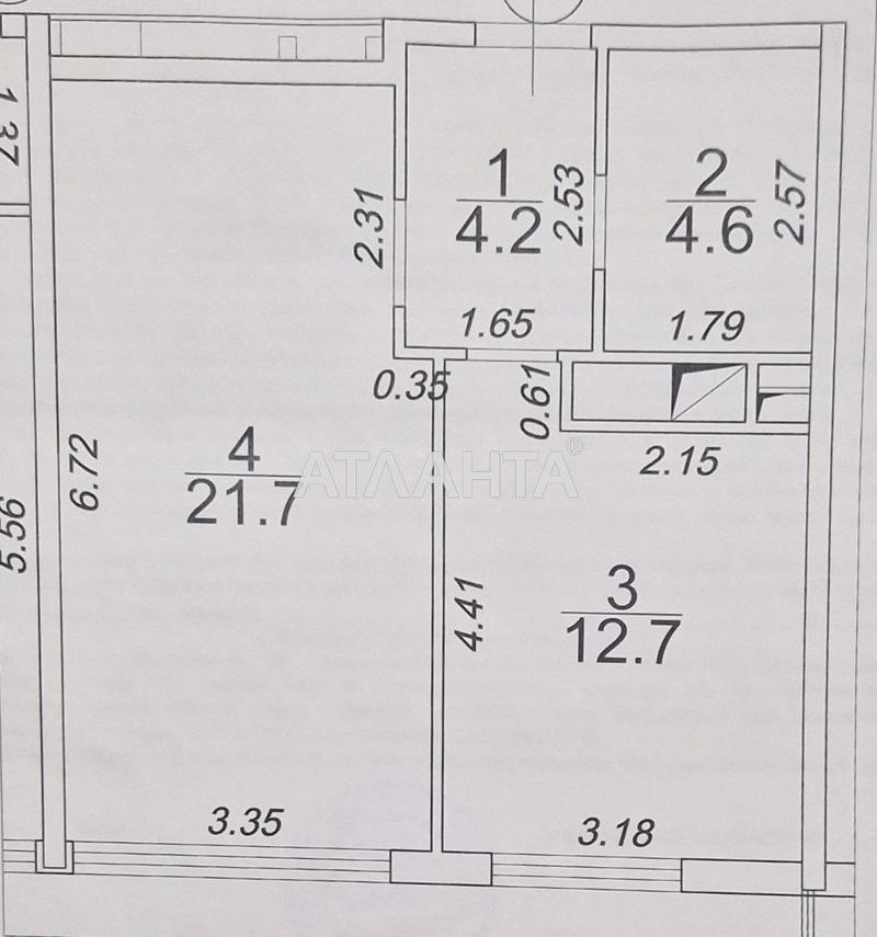 1-room apartment apartment by the address st. Sakharova (area 43 m²) - Atlanta.ua - photo 17