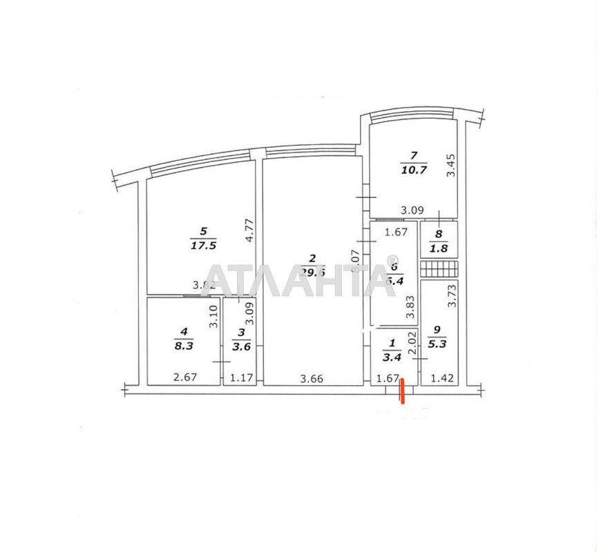 2-rooms apartment apartment by the address st. Arkadievskiy per (area 87 m²) - Atlanta.ua - photo 10