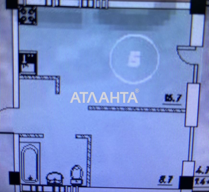 1-кімнатна квартира за адресою вул. Інглезі (площа 33,1 м²) - Atlanta.ua - фото 10